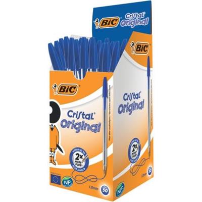 SCATOLA 50 PENNE BIC CRISTAL BLU 8373609